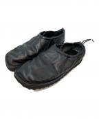 DRIES VAN NOTENドリスヴァンノッテン）の古着「Drawstring Slipper Shoes/ドローストリングスリッパシューズ」｜ブラック
