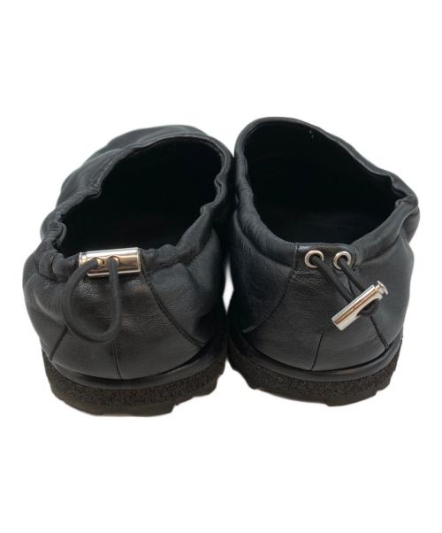DRIES VAN NOTEN（ドリスヴァンノッテン）DRIES VAN NOTEN (ドリスヴァンノッテン) Drawstring Slipper Shoes/ドローストリングスリッパシューズ ブラック サイズ:39の古着・服飾アイテム