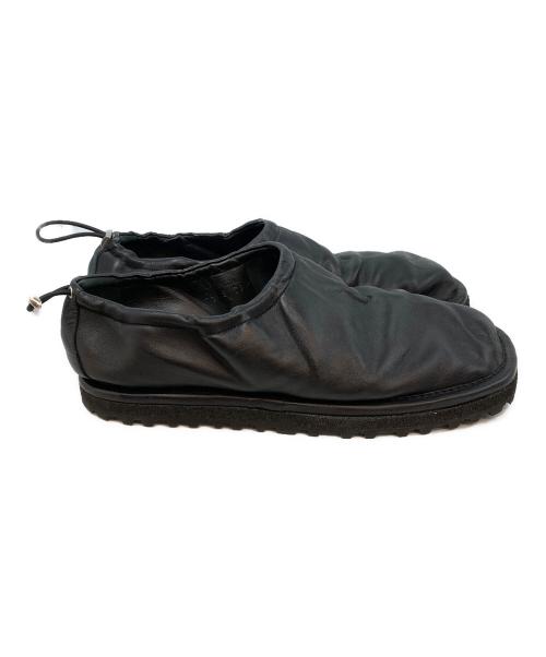 DRIES VAN NOTEN（ドリスヴァンノッテン）DRIES VAN NOTEN (ドリスヴァンノッテン) Drawstring Slipper Shoes/ドローストリングスリッパシューズ ブラック サイズ:39の古着・服飾アイテム