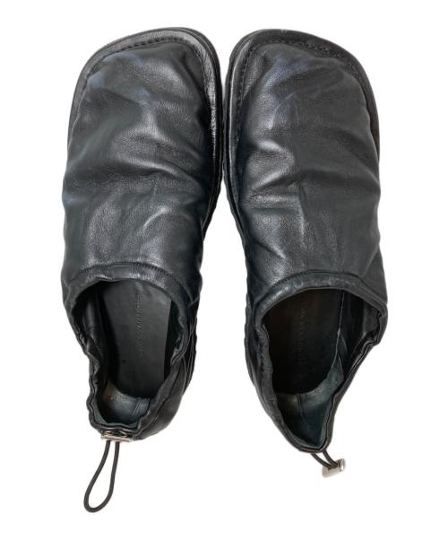 DRIES VAN NOTEN（ドリスヴァンノッテン）DRIES VAN NOTEN (ドリスヴァンノッテン) Drawstring Slipper Shoes/ドローストリングスリッパシューズ ブラック サイズ:39の古着・服飾アイテム