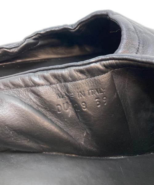 DRIES VAN NOTEN（ドリスヴァンノッテン）DRIES VAN NOTEN (ドリスヴァンノッテン) Drawstring Slipper Shoes/ドローストリングスリッパシューズ ブラック サイズ:39の古着・服飾アイテム