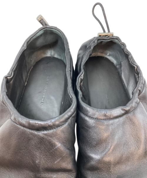 DRIES VAN NOTEN（ドリスヴァンノッテン）DRIES VAN NOTEN (ドリスヴァンノッテン) Drawstring Slipper Shoes/ドローストリングスリッパシューズ ブラック サイズ:39の古着・服飾アイテム