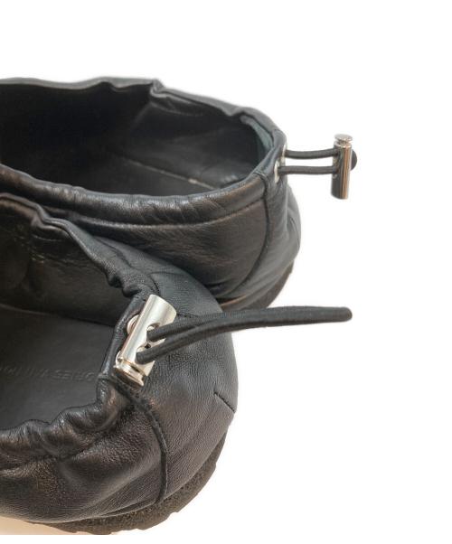 DRIES VAN NOTEN（ドリスヴァンノッテン）DRIES VAN NOTEN (ドリスヴァンノッテン) Drawstring Slipper Shoes/ドローストリングスリッパシューズ ブラック サイズ:39の古着・服飾アイテム