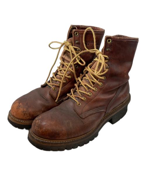 RED WING（レッドウィング）RED WING (レッドウィング) ロガーブーツ　10114 レッド サイズ:8 1/2の古着・服飾アイテム