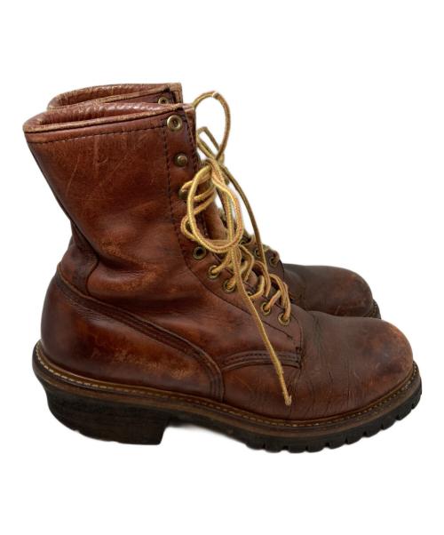 RED WING（レッドウィング）RED WING (レッドウィング) ロガーブーツ　10114 レッド サイズ:8 1/2の古着・服飾アイテム
