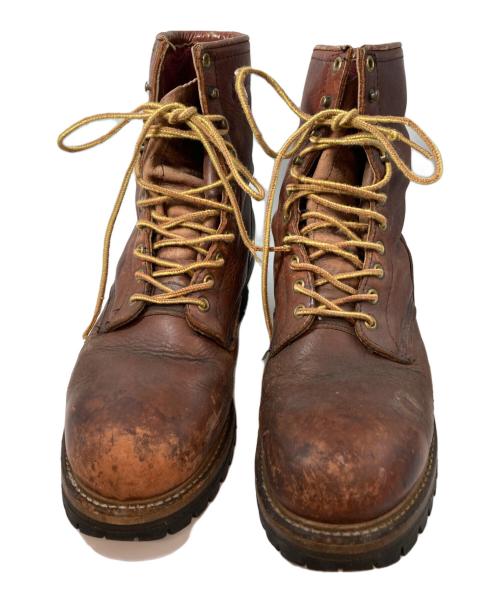 RED WING（レッドウィング）RED WING (レッドウィング) ロガーブーツ　10114 レッド サイズ:8 1/2の古着・服飾アイテム