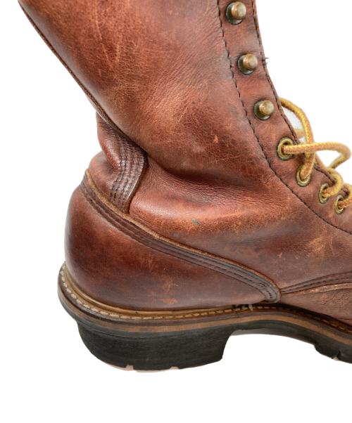 RED WING（レッドウィング）RED WING (レッドウィング) ロガーブーツ　10114 レッド サイズ:8 1/2の古着・服飾アイテム