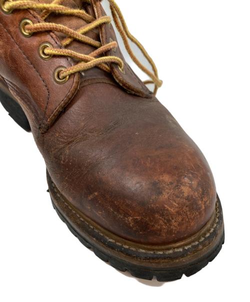 RED WING（レッドウィング）RED WING (レッドウィング) ロガーブーツ　10114 レッド サイズ:8 1/2の古着・服飾アイテム