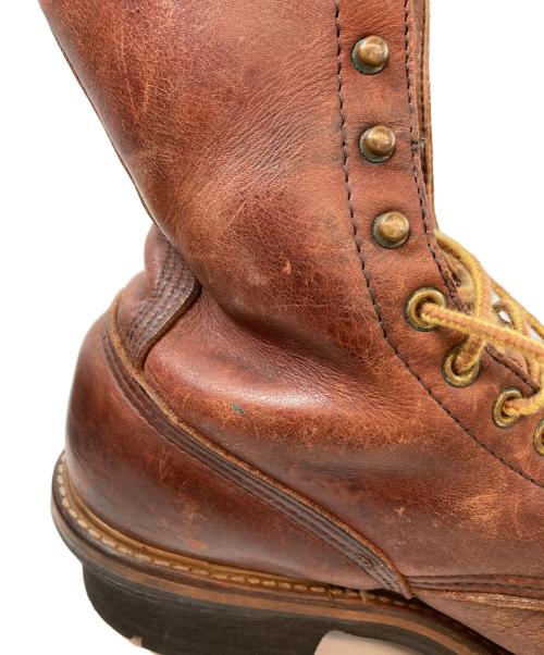 RED WING（レッドウィング）RED WING (レッドウィング) ロガーブーツ　10114 レッド サイズ:8 1/2の古着・服飾アイテム