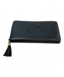 GUCCI（グッチ）の古着「ロングウォレット」｜ブラック
