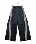 adidasアディダス）の古着「OVERSIZED ZIP OFF TRACKPANT BLACK」｜ブラック
