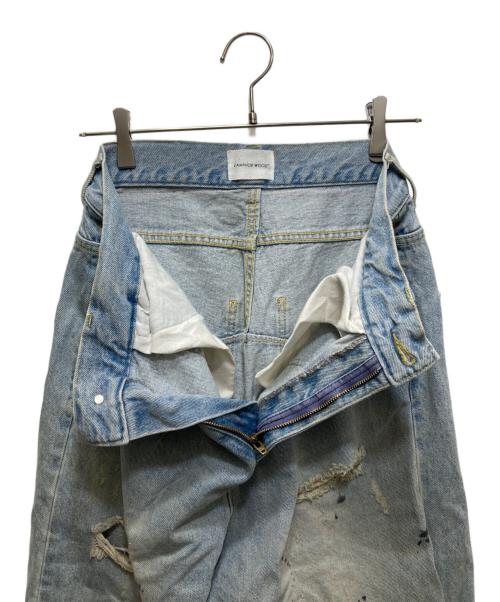 CAMPHOR WOOD（カンファーウッド）CAMPHOR WOOD (カンファーウッド) wide baggy broken denim trousers インディゴ サイズ:Sの古着・服飾アイテム