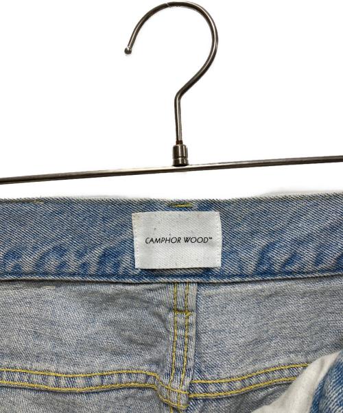 CAMPHOR WOOD（カンファーウッド）CAMPHOR WOOD (カンファーウッド) wide baggy broken denim trousers インディゴ サイズ:Sの古着・服飾アイテム