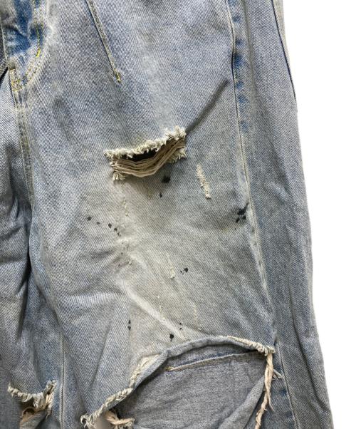 CAMPHOR WOOD（カンファーウッド）CAMPHOR WOOD (カンファーウッド) wide baggy broken denim trousers インディゴ サイズ:Sの古着・服飾アイテム