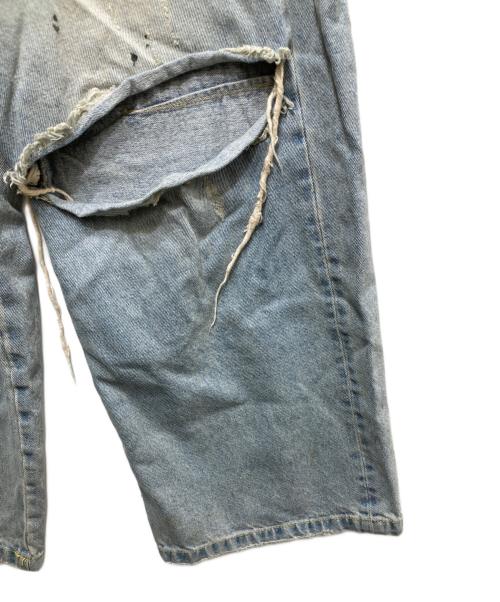 CAMPHOR WOOD（カンファーウッド）CAMPHOR WOOD (カンファーウッド) wide baggy broken denim trousers インディゴ サイズ:Sの古着・服飾アイテム