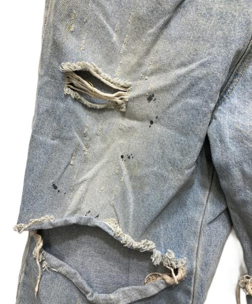 CAMPHOR WOOD（カンファーウッド）CAMPHOR WOOD (カンファーウッド) wide baggy broken denim trousers インディゴ サイズ:Sの古着・服飾アイテム