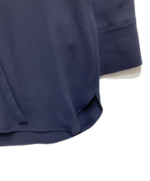 theory（セオリー）theory (セオリー) Prime Georgette Tie Blouse 01-3108225-890-902 ネイビー サイズ:Sの古着・服飾アイテム