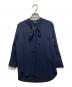 theory（セオリー）の古着「Prime Georgette Tie Blouse 01-3108225-890-902」｜ネイビー