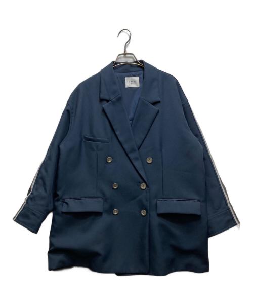 Ameri（アメリ）AMERI (アメリ) BACK DENIM DETAIL BLAZER ネイビー サイズ:Sの古着・服飾アイテム