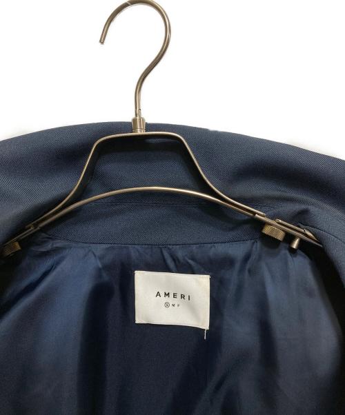 Ameri（アメリ）AMERI (アメリ) BACK DENIM DETAIL BLAZER ネイビー サイズ:Sの古着・服飾アイテム