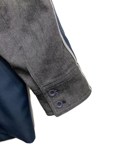 Ameri（アメリ）AMERI (アメリ) BACK DENIM DETAIL BLAZER ネイビー サイズ:Sの古着・服飾アイテム