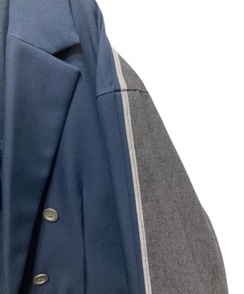 Ameri（アメリ）AMERI (アメリ) BACK DENIM DETAIL BLAZER ネイビー サイズ:Sの古着・服飾アイテム