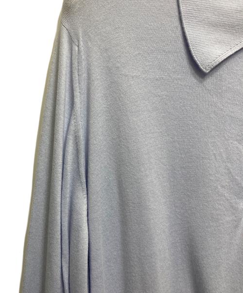 JOHN SMEDLEY（ジョンスメドレー）JOHN SMEDLEY (ジョンスメドレー) シーアイランドコットン ニットポロシャツ イギリス製 スカイブルー サイズ:Mの古着・服飾アイテム