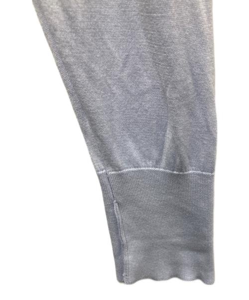 JOHN SMEDLEY（ジョンスメドレー）JOHN SMEDLEY (ジョンスメドレー) シーアイランドコットン ニットポロシャツ イギリス製 スカイブルー サイズ:Mの古着・服飾アイテム