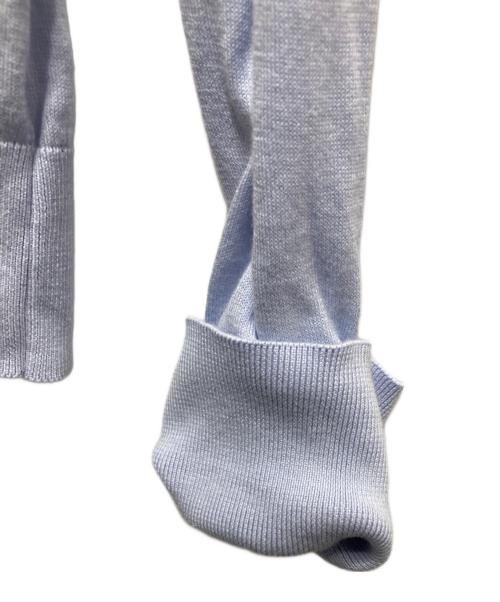 JOHN SMEDLEY（ジョンスメドレー）JOHN SMEDLEY (ジョンスメドレー) シーアイランドコットン ニットポロシャツ イギリス製 スカイブルー サイズ:Mの古着・服飾アイテム