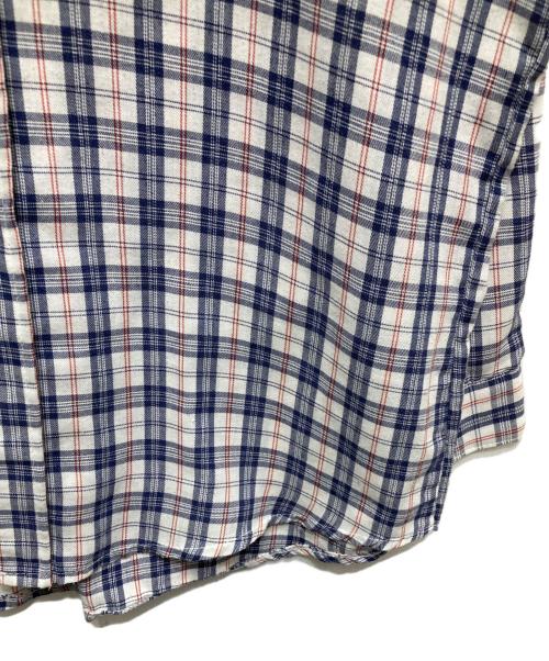 stussy（ステューシー）stussy (ステューシー) チェック柄ボタンダウンシャツ ブルー サイズ:Lの古着・服飾アイテム