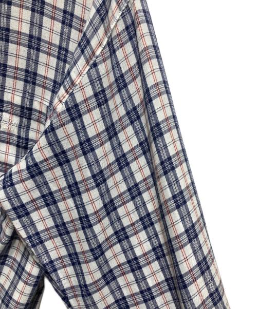 stussy（ステューシー）stussy (ステューシー) チェック柄ボタンダウンシャツ ブルー サイズ:Lの古着・服飾アイテム