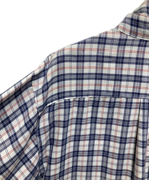 stussy（ステューシー）stussy (ステューシー) チェック柄ボタンダウンシャツ ブルー サイズ:Lの古着・服飾アイテム