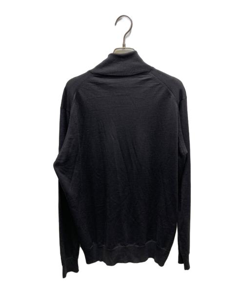 JOHN SMEDLEY（ジョンスメドレー）JOHN SMEDLEY (ジョンスメドレー) エクストラファインメリノウール ジップアップセーター  ririジップ ブラウン サイズ:Lの古着・服飾アイテム