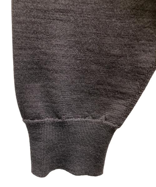 JOHN SMEDLEY（ジョンスメドレー）JOHN SMEDLEY (ジョンスメドレー) エクストラファインメリノウール ジップアップセーター  ririジップ ブラウン サイズ:Lの古着・服飾アイテム
