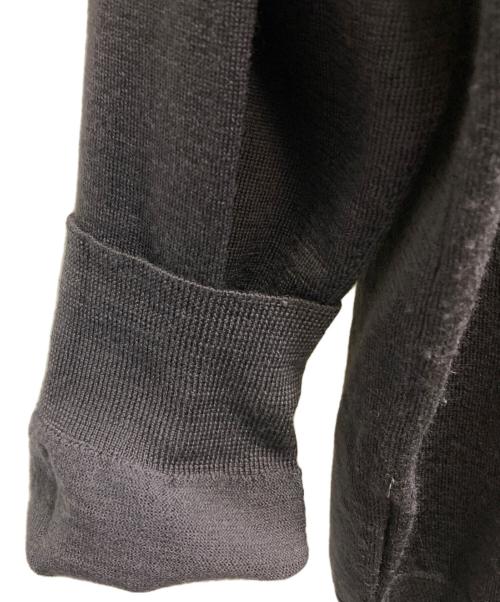 JOHN SMEDLEY（ジョンスメドレー）JOHN SMEDLEY (ジョンスメドレー) エクストラファインメリノウール ジップアップセーター  ririジップ ブラウン サイズ:Lの古着・服飾アイテム