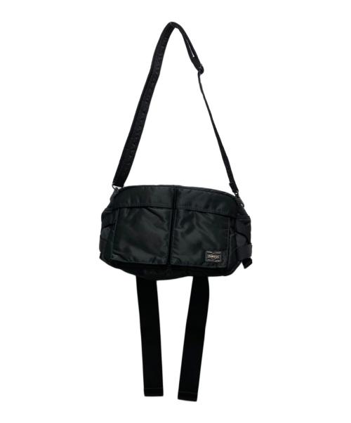 PORTER（ポーター）PORTER (ポーター) TANKER 2WAY WAIST BAG 622-08302 ブラックの古着・服飾アイテム