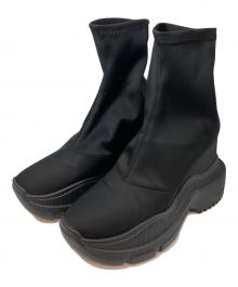YELLO（イエロ）の古着「GILL PLATFORM SANDALS(ギルプラットフォームサンダル)　」｜ブラック