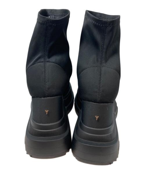 YELLO（イエロ）YELLO (イエロ) GILL PLATFORM SANDALS(ギルプラットフォームサンダル)　 ブラック サイズ:Mの古着・服飾アイテム