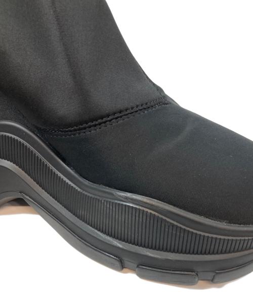 YELLO（イエロ）YELLO (イエロ) GILL PLATFORM SANDALS(ギルプラットフォームサンダル)　 ブラック サイズ:Mの古着・服飾アイテム