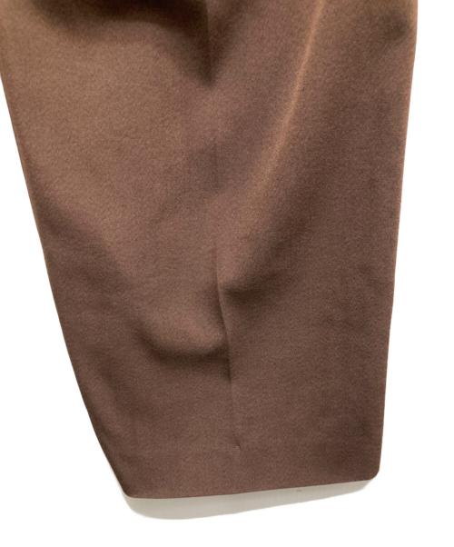 TODAYFUL（トゥデイフル）TODAYFUL (トゥデイフル) Tuck Wide Trousers ブラウン サイズ:38の古着・服飾アイテム
