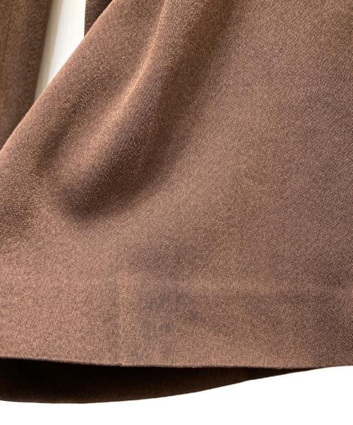 TODAYFUL（トゥデイフル）TODAYFUL (トゥデイフル) Tuck Wide Trousers ブラウン サイズ:38の古着・服飾アイテム