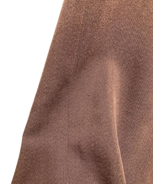 TODAYFUL（トゥデイフル）TODAYFUL (トゥデイフル) Tuck Wide Trousers ブラウン サイズ:38の古着・服飾アイテム