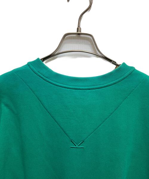 KENZO（ケンゾー）KENZO (ケンゾー) ジャンピングタイガー クルーネックスウェット F955SW0904ME グリーン サイズ:Lの古着・服飾アイテム