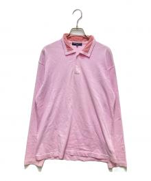 COMME des GARCONS HOMME（コムデギャルソン オム）の古着「襟ギンガムチェックシャツ HB-T014」｜ピンク