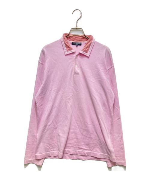 COMME des GARCONS HOMME（コムデギャルソン オム）COMME des GARCONS HOMME (コムデギャルソン オム) 襟ギンガムチェックシャツ HB-T014 ピンク サイズ:Sの古着・服飾アイテム