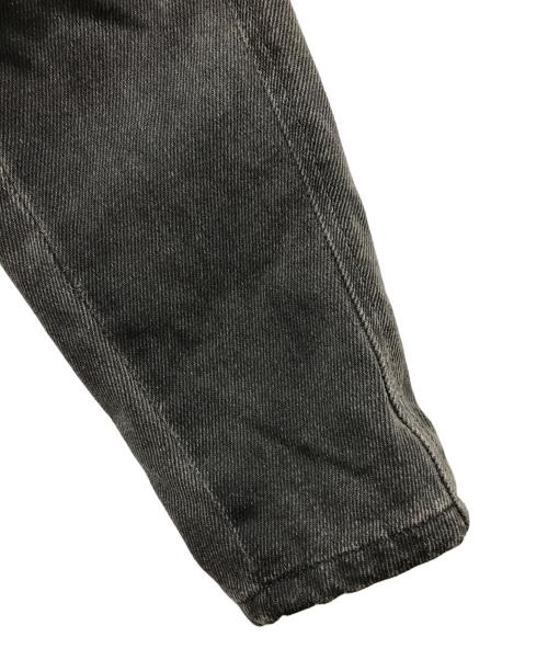 ALL SAINTS（オールセインツ）ALL SAINTS (オールセインツ) デニムシングルライダースジャケット グレー サイズ:Mの古着・服飾アイテム