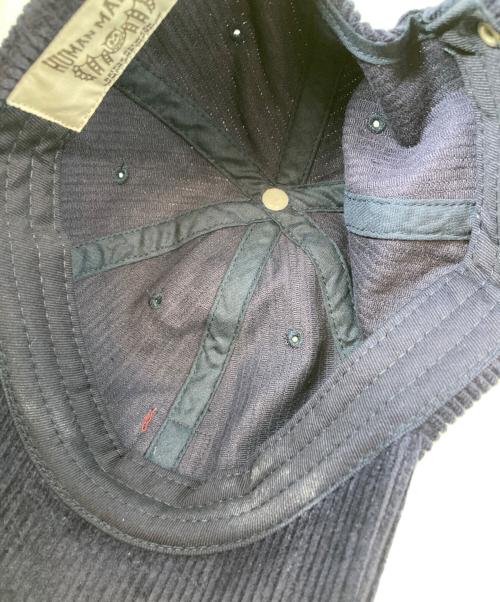 HUMAN MADE（ヒューマンメイド）HUMAN MADE (ヒューマンメイド) コーデュロイキャップ ネイビーの古着・服飾アイテム