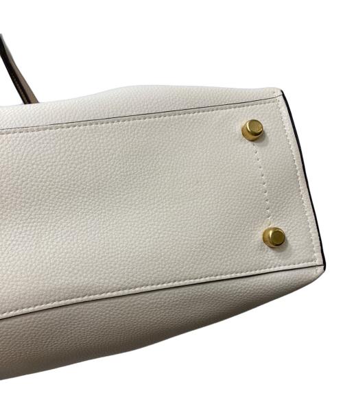 COACH（コーチ）COACH (コーチ) ウィロウ トート カラーブロック ホワイトの古着・服飾アイテム