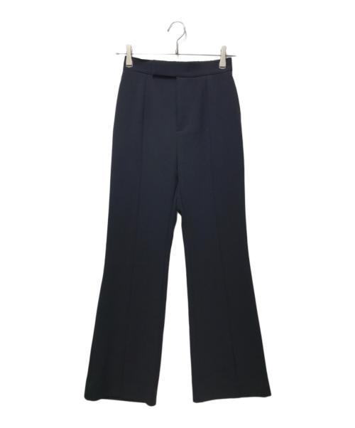 anuans（アニュアンス）anuans (アニュアンス) ストレッチスリットフレアパンツ 1525220092-0 ネイビー サイズ:Sの古着・服飾アイテム