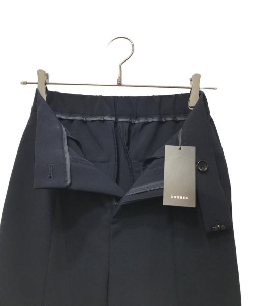 anuans（アニュアンス）anuans (アニュアンス) ストレッチスリットフレアパンツ 1525220092-0 ネイビー サイズ:Sの古着・服飾アイテム
